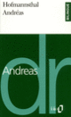 Couverture Andréas/Andreas (Hugo von Hofmannsthal)