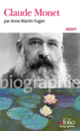 Couverture Claude Monet (Anne Martin-Fugier)