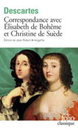 Couverture Correspondance avec Élisabeth de Bohême et Christine de Suède ()