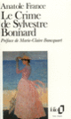 Couverture Le Crime de Sylvestre Bonnard (Anatole France)