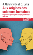 Couverture Aux origines des sciences humaines (,Bernard Laks)