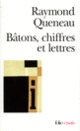 Couverture Bâtons, chiffres et lettres (Raymond Queneau)
