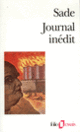 Couverture Journal inédit (D.A.F. de Sade)
