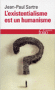 Couverture L'existentialisme est un humanisme (Jean-Paul Sartre)