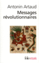 Couverture Messages révolutionnaires (Antonin Artaud)