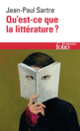 Couverture Qu'est-ce que la littérature? (Jean-Paul Sartre)