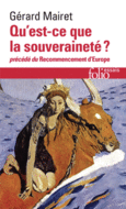 Couverture Qu’est-ce que la souveraineté?/Recommencement d’Europe ()