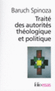 Couverture Traité des autorités théologique et politique ( Spinoza)