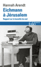 Couverture Eichmann à Jérusalem (Hannah Arendt)