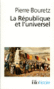 Couverture La République et l'universel (Pierre Bouretz)