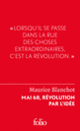 Couverture Mai 68, révolution par l'idée (Maurice Blanchot)