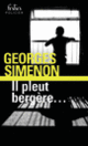Couverture Il pleut bergère... (Georges Simenon)