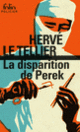 Couverture La disparition de Perek (Hervé Le Tellier)