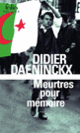 Couverture Meurtres pour mémoire (Didier Daeninckx)