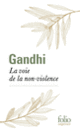 Couverture La voie de la non-violence ( Gandhi)