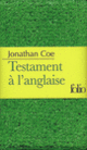 Couverture Testament à l'anglaise (Jonathan Coe)