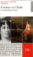 Couverture Corinne ou L'Italie de Madame de Staël (Essai et dossier) ()