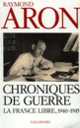 Couverture Chroniques de guerre (Raymond Aron)