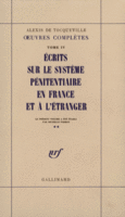Couverture Écrits sur le système pénitentiaire en France et à l'étranger ()