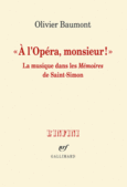 Couverture «À l'Opéra, monsieur!» ()