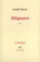 Couverture Allégeance (Joseph Danan)