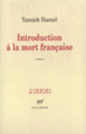 Couverture Introduction à la mort française (Yannick Haenel)
