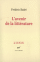Couverture L'Avenir de la littérature (Frédéric Badré)