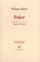 Couverture Poker (Yannick Haenel,François Meyronnis,Philippe Sollers)
