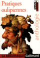 Couverture Pratiques oulipiennes ( Anthologies,Collectif(s) Collectif(s))