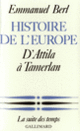 Couverture Histoire de l'Europe (Emmanuel Berl)