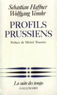 Couverture Profils prussiens (,Wolfgang Venohr)