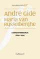 Couverture Correspondance (André Gide,Maria Van Rysselberghe)