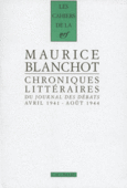 Couverture Chroniques littéraires du «Journal des débats» ()