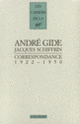 Couverture Correspondance (André Gide,Jacques Schiffrin)