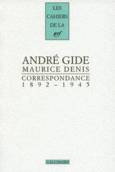 Couverture Correspondance (,André Gide)