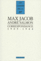Couverture Correspondance (Max Jacob,André Salmon)
