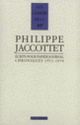 Couverture Écrits pour papier journal (Philippe Jaccottet)