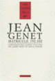 Couverture Jean Genet matricule 192.102 (Albert Dichy,Pascal Fouché)