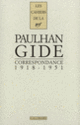 Couverture Correspondance (André Gide,Jean Paulhan)