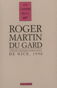 Couverture Actes du Colloque international Roger Martin du Gard (,Roger Martin du Gard)