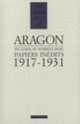 Couverture Papiers inédits (Louis Aragon)