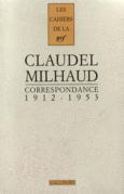 Couverture Correspondance avec Darius Milhaud (,Darius Milhaud)