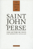 Couverture Une lecture de «Vents» de Saint-John Perse ()