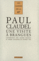 Couverture Une visite à Brangues (Paul Claudel,Jacques Madaule,Pierre Schaeffer)