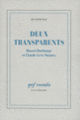 Couverture Deux Transparents (Octavio Paz)