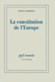 Couverture La constitution de l'Europe (Jürgen Habermas)