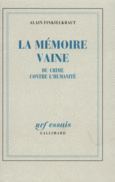 Couverture La Mémoire vaine ()
