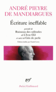 Couverture Écriture ineffable/Ruisseau des solitudes/L'Ivre Oeil/Gris de perle ()