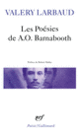 Couverture Les Poésies de A.O. Barnabooth / Poésies diverses (Valery Larbaud)