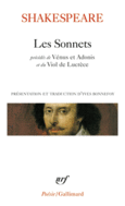 Couverture Les sonnets/Vénus et Adonis/Viol de Lucrèce ()